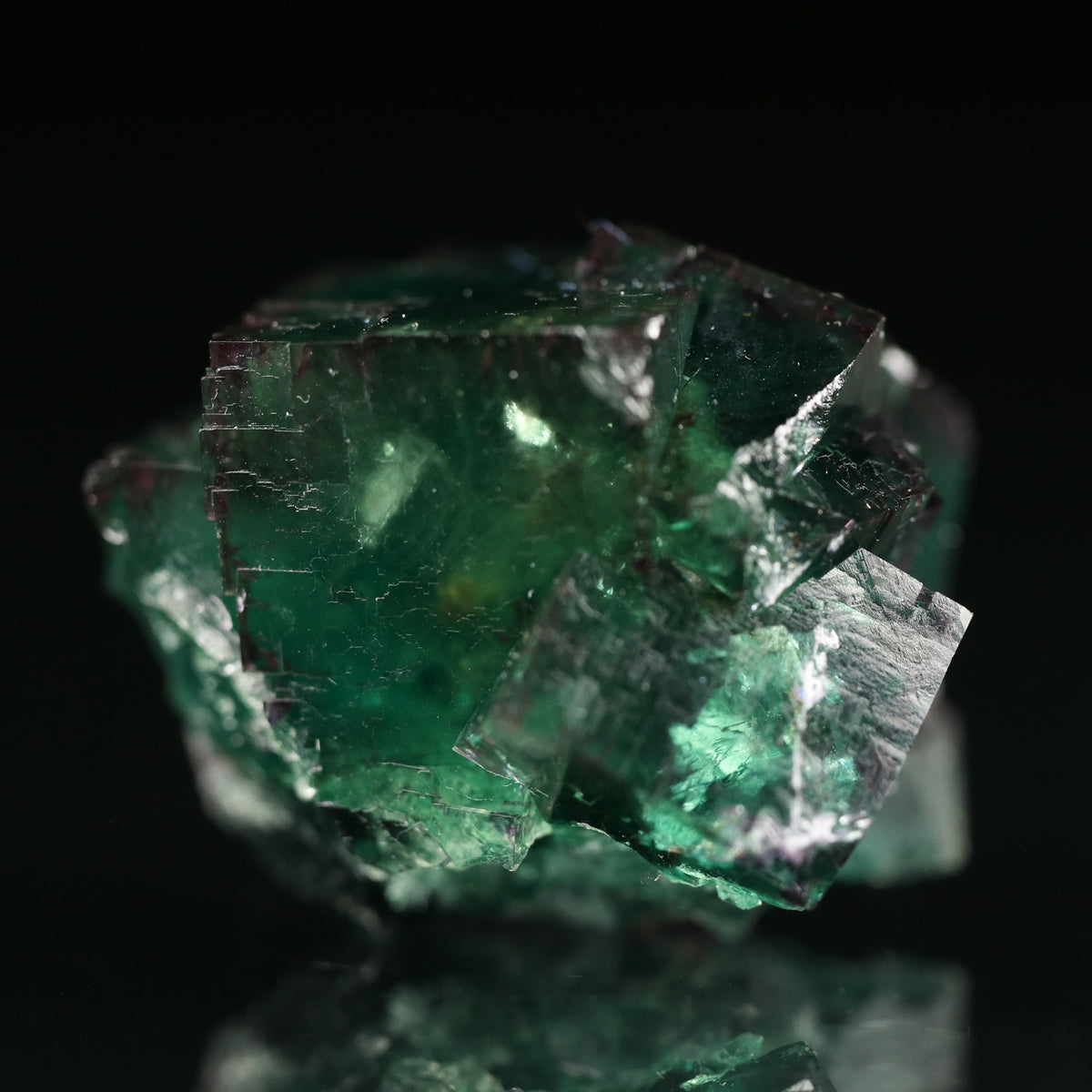 Green Fluorite Cluster