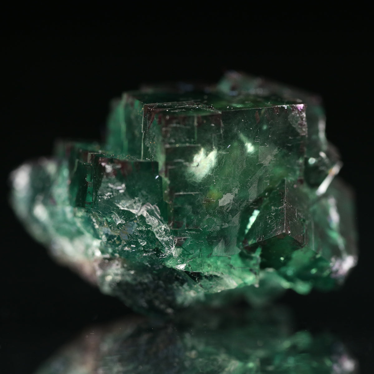 Green Fluorite Cluster