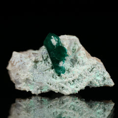 Dioptase, Plancheite on Matrix