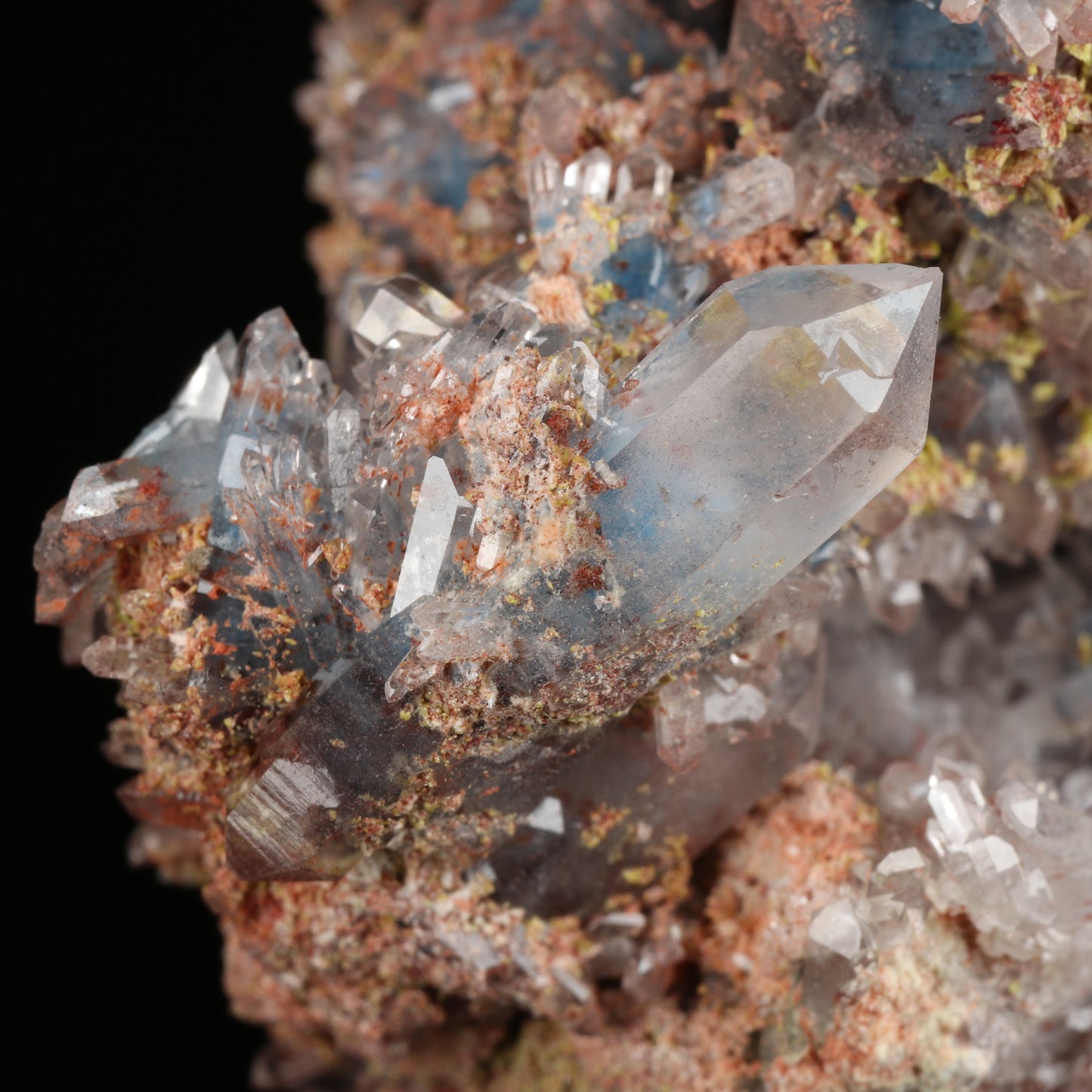 Epidote on Papagoite Incl Quartz