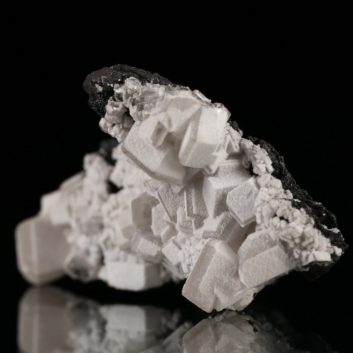 Calcite on Manganite on Matrix