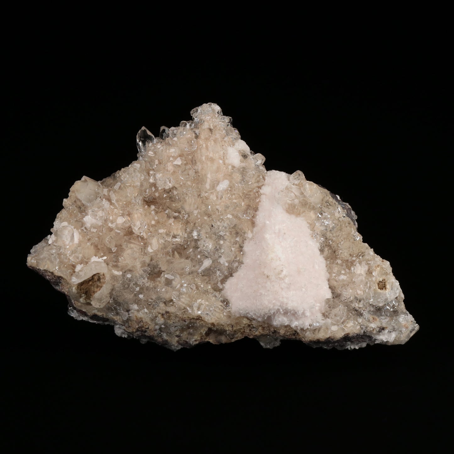 Bultfonteinite psm Hydroxyapophyllite with Calcite