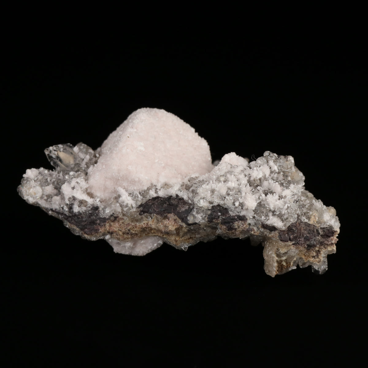 Bultfonteinite psm Hydroxyapophyllite with Calcite