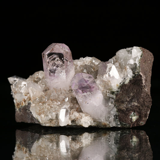 Enhydro Amethyst Quartz on Matrix, Gobobosebberge Mnt, Erongo, Namibia