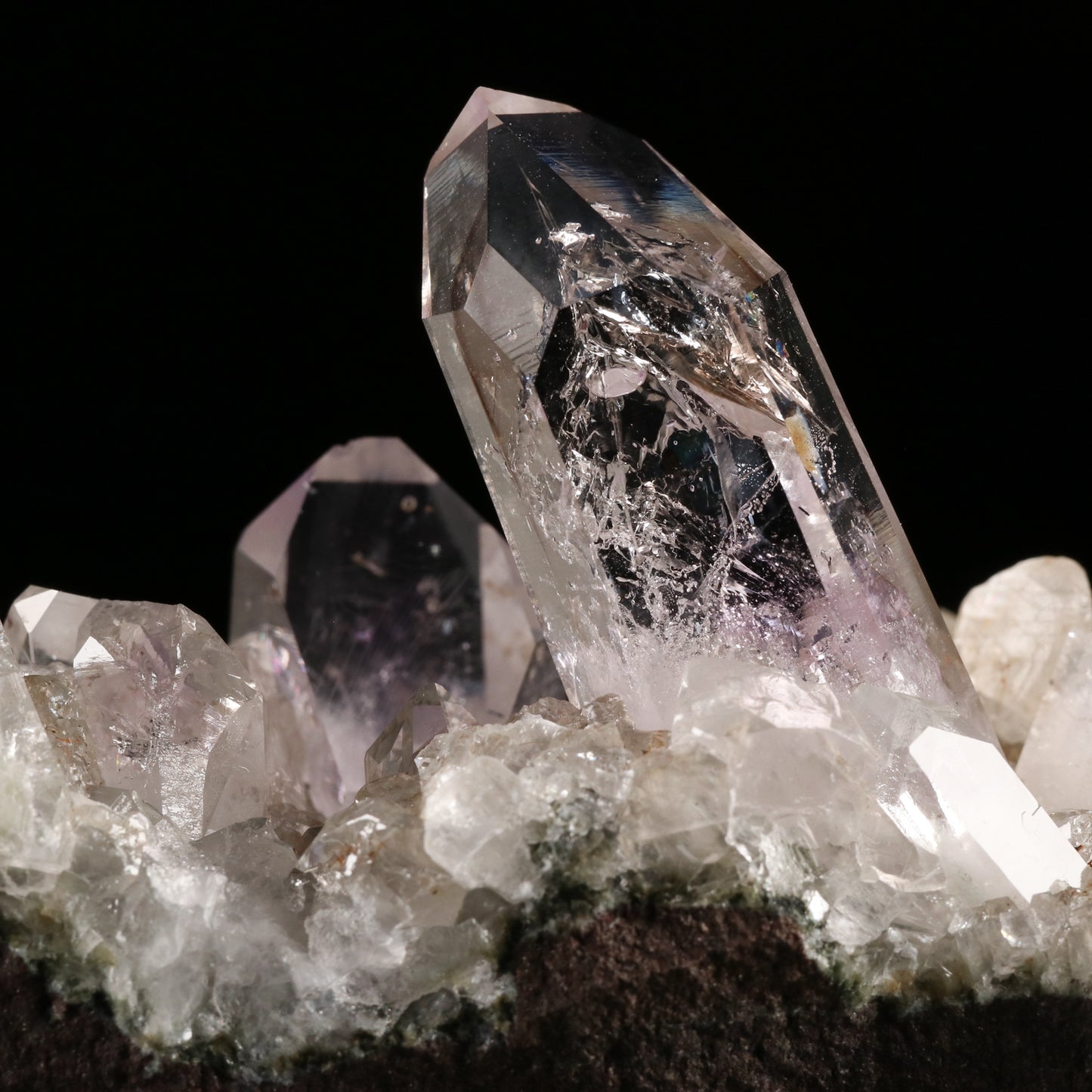 Enhydro Amethyst Quartz on Matrix, Gobobosebberge Mnt, Erongo, Namibia