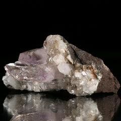 Enhydro Amethyst Quartz on Matrix