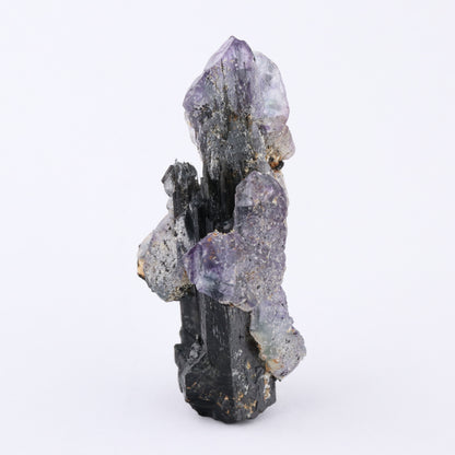 Fluorite on Schorl — photo 1