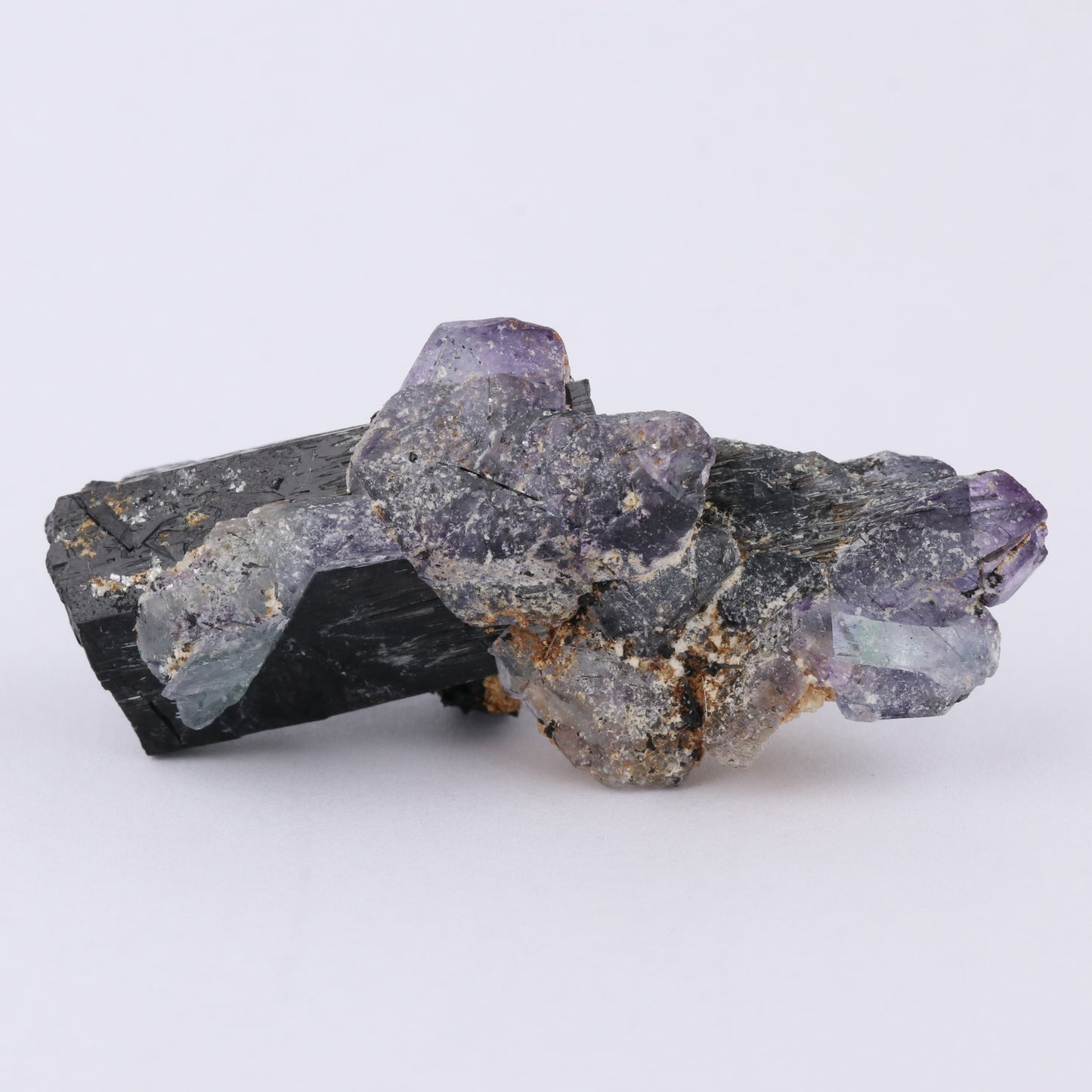 Fluorite on Schorl — photo 3