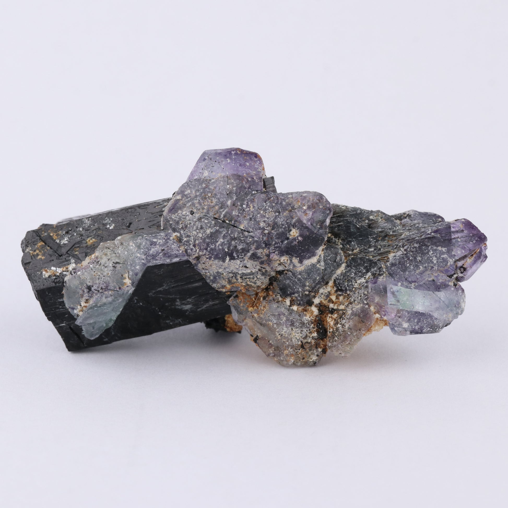 Fluorite on Schorl — photo 3