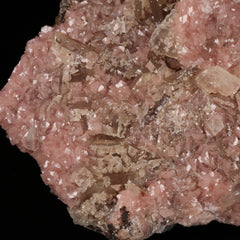 Baryte on Rhodochrosite