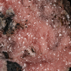 Baryte on Rhodochrosite