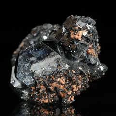 Hausmannite, Andradite Garnet on Hematite