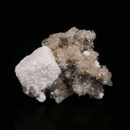 Bultfonteinite psm Hydroxyapophyllite with Calcite