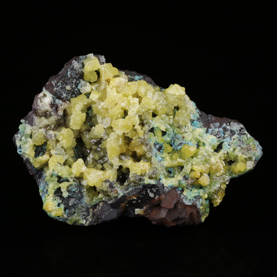 Mimetite on Philipsbornite