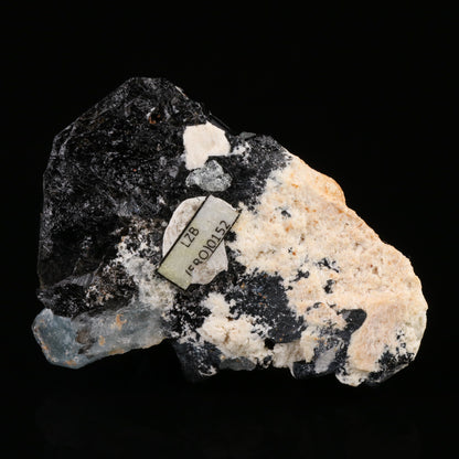 Aquamarine on Schorl — photo 5