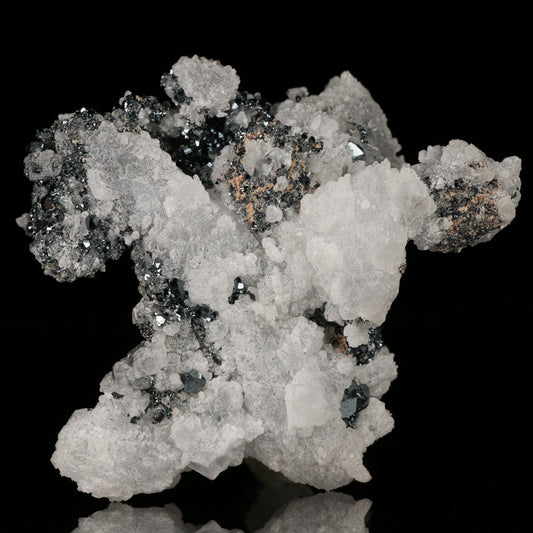 Hematite, Calcite, Andradite Garnet, N'Chwaning II Mine, Kalahari Manganese Field, Northern Cape, South Africa.