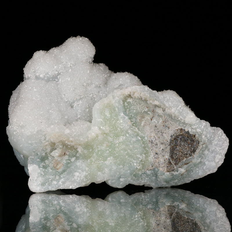 Hemimorphite on Smithsonite, Skorpion Mine, Karas Region Namibia.