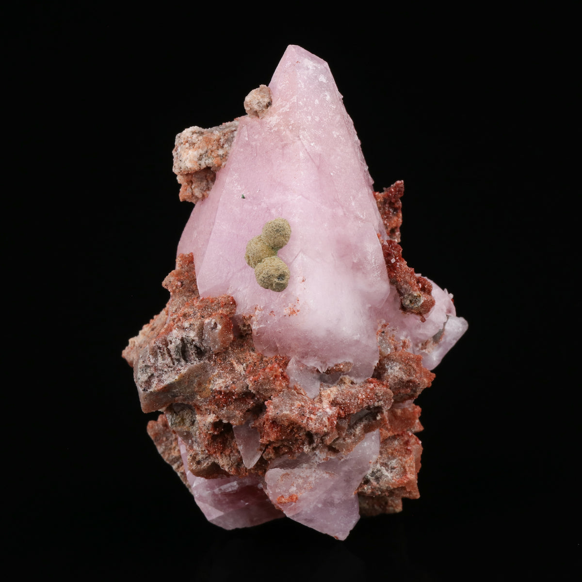 Kolwezite on Cobaltoan Calcite