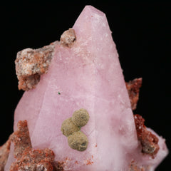 Kolwezite on Cobaltoan Calcite