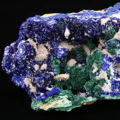 Cerussite on Malachite & Azurite