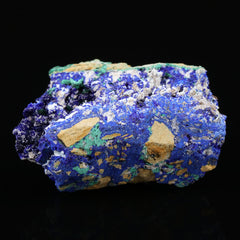 Cerussite on Malachite & Azurite