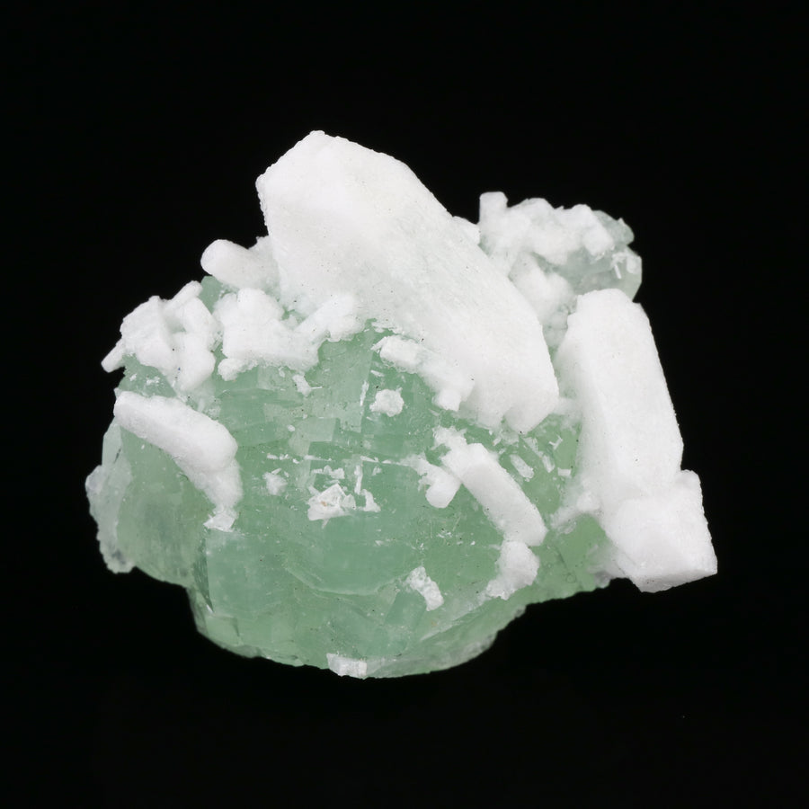 Apophyllite on Prehnite