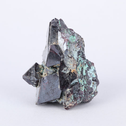 Cuprite on Malachite