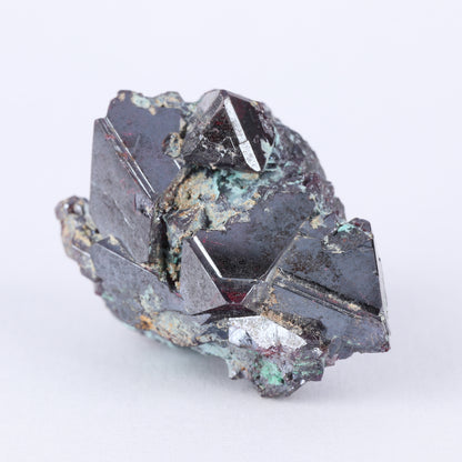 Cuprite on Malachite