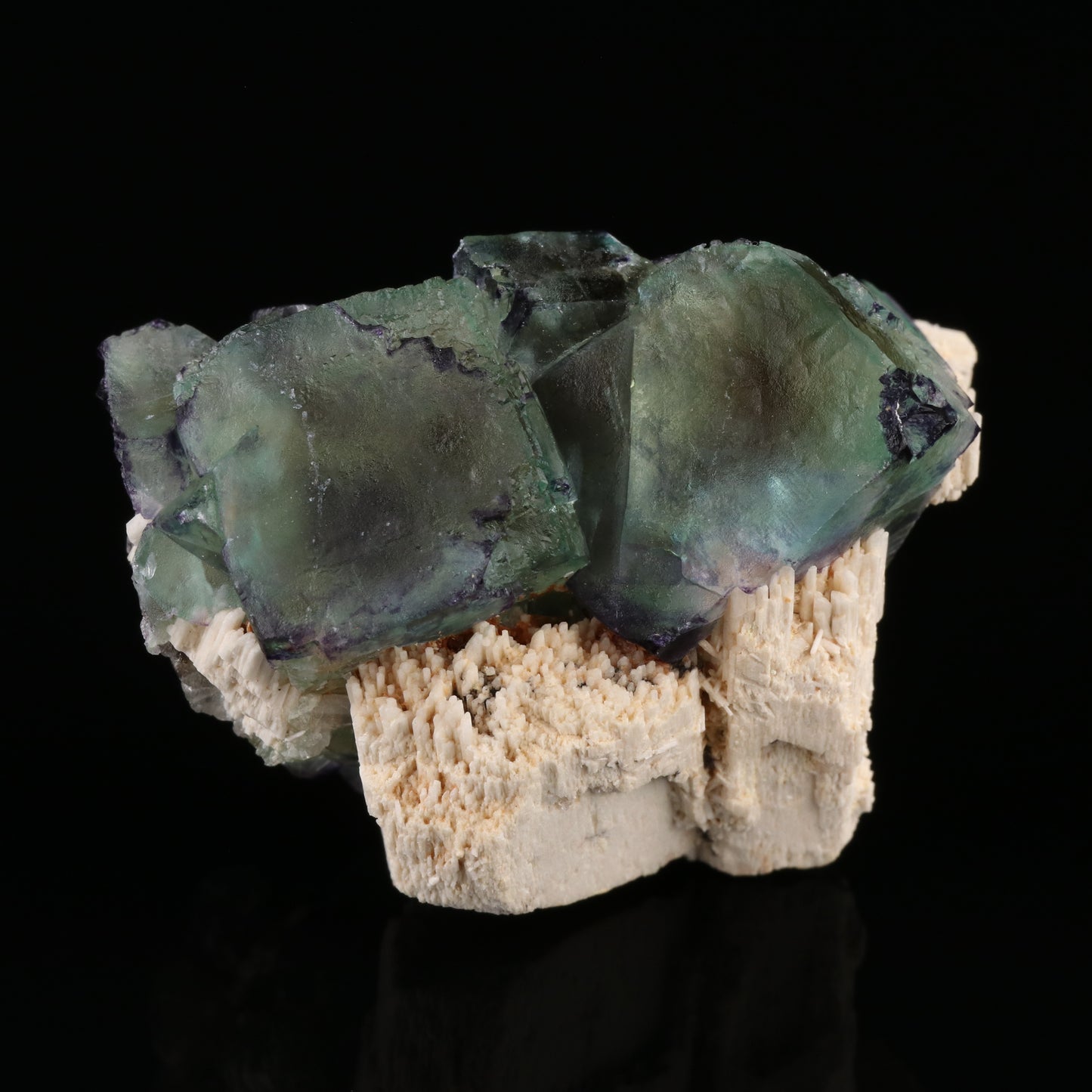 Fluorite on Feldspar — photo 1
