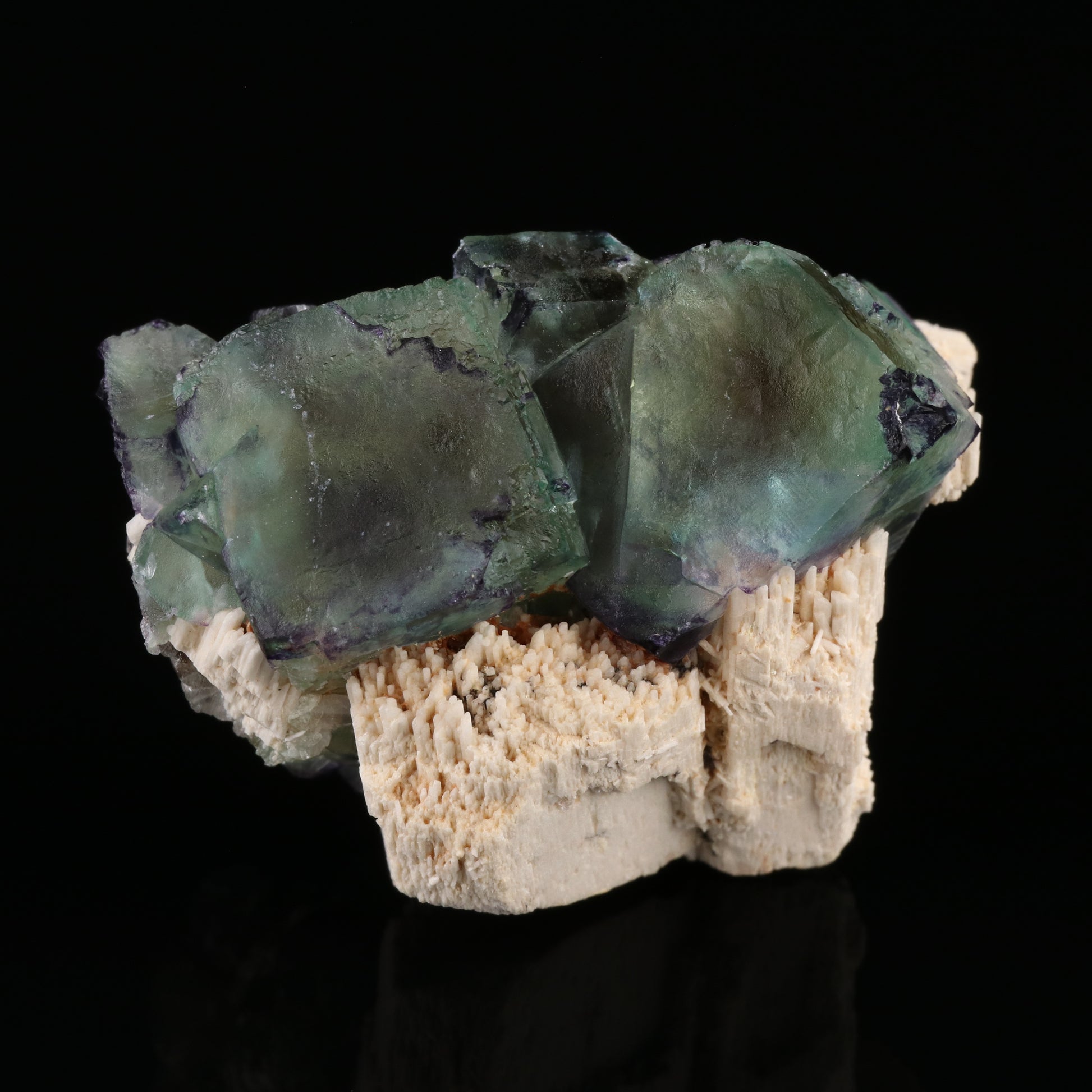 Fluorite on Feldspar — photo 1
