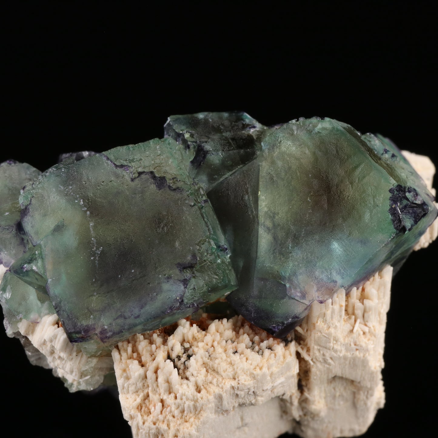 Fluorite on Feldspar — photo 2