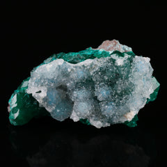 Quartz on Shattuckite & Dioptase - photo 1