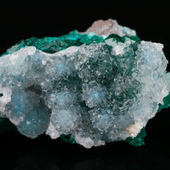 Quartz on Shattuckite & Dioptase - photo 2