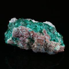 Quartz on Shattuckite & Dioptase - photo 4
