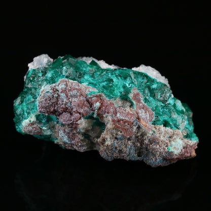 Quartz on Shattuckite & Dioptase — photo 4