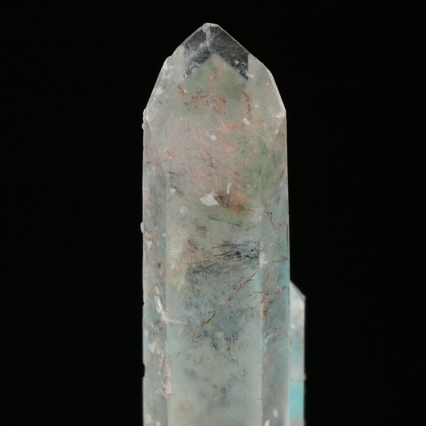 Ajoite & Native Copper in Quartz — photo 2