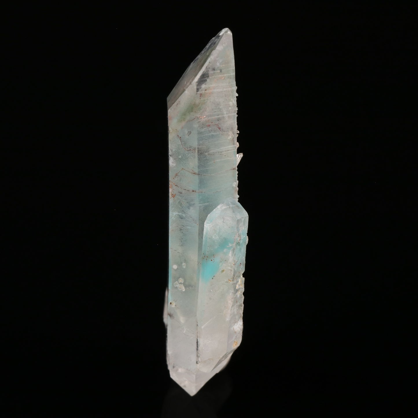 Ajoite & Native Copper in Quartz — photo 1