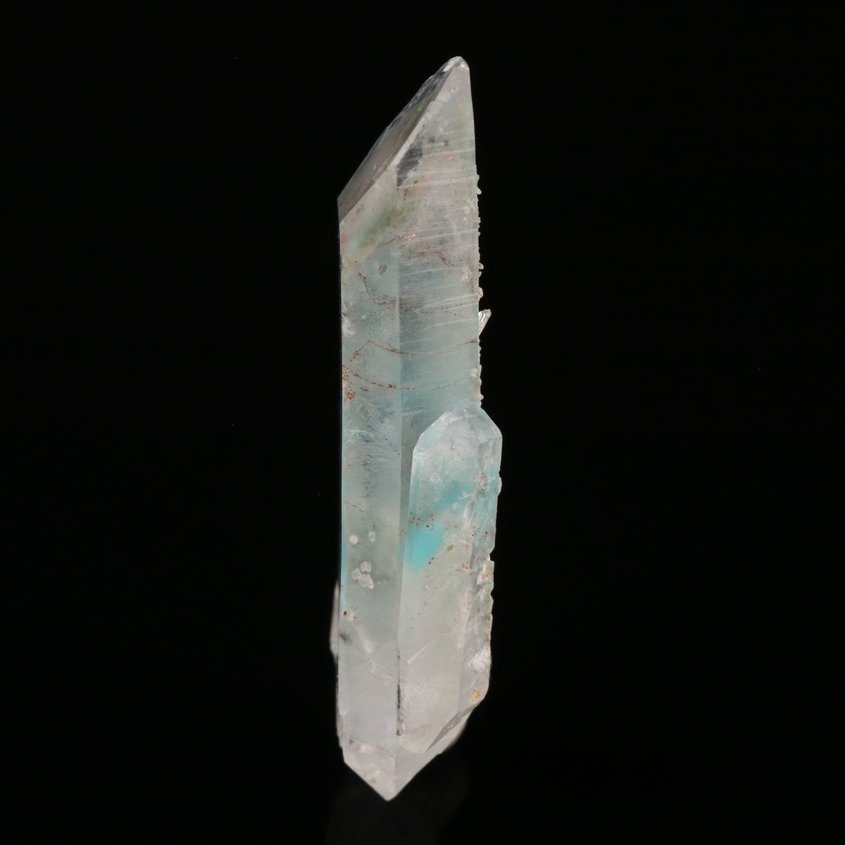 Ajoite & Native Copper in Quartz - photo 1