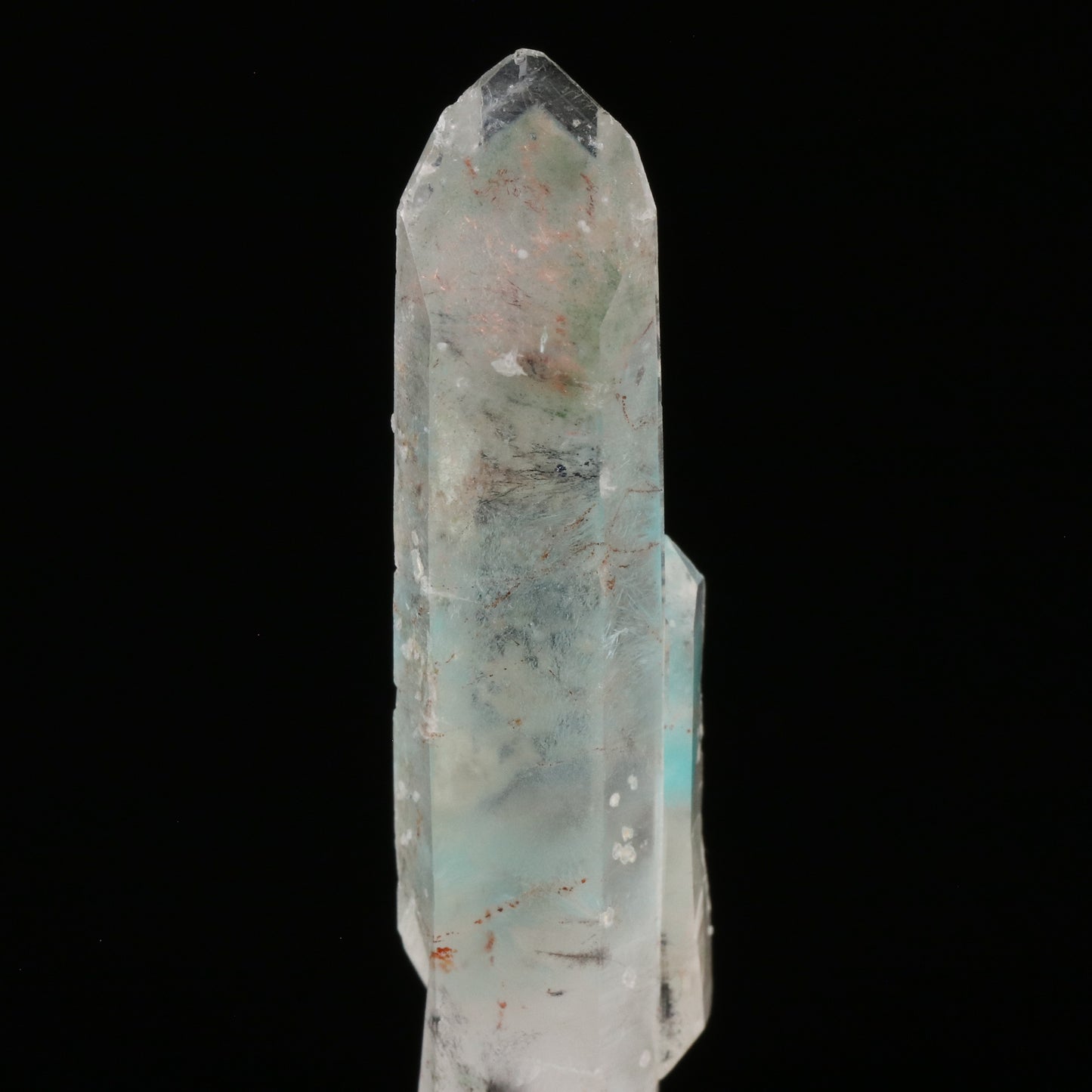 Ajoite & Native Copper in Quartz — photo 3