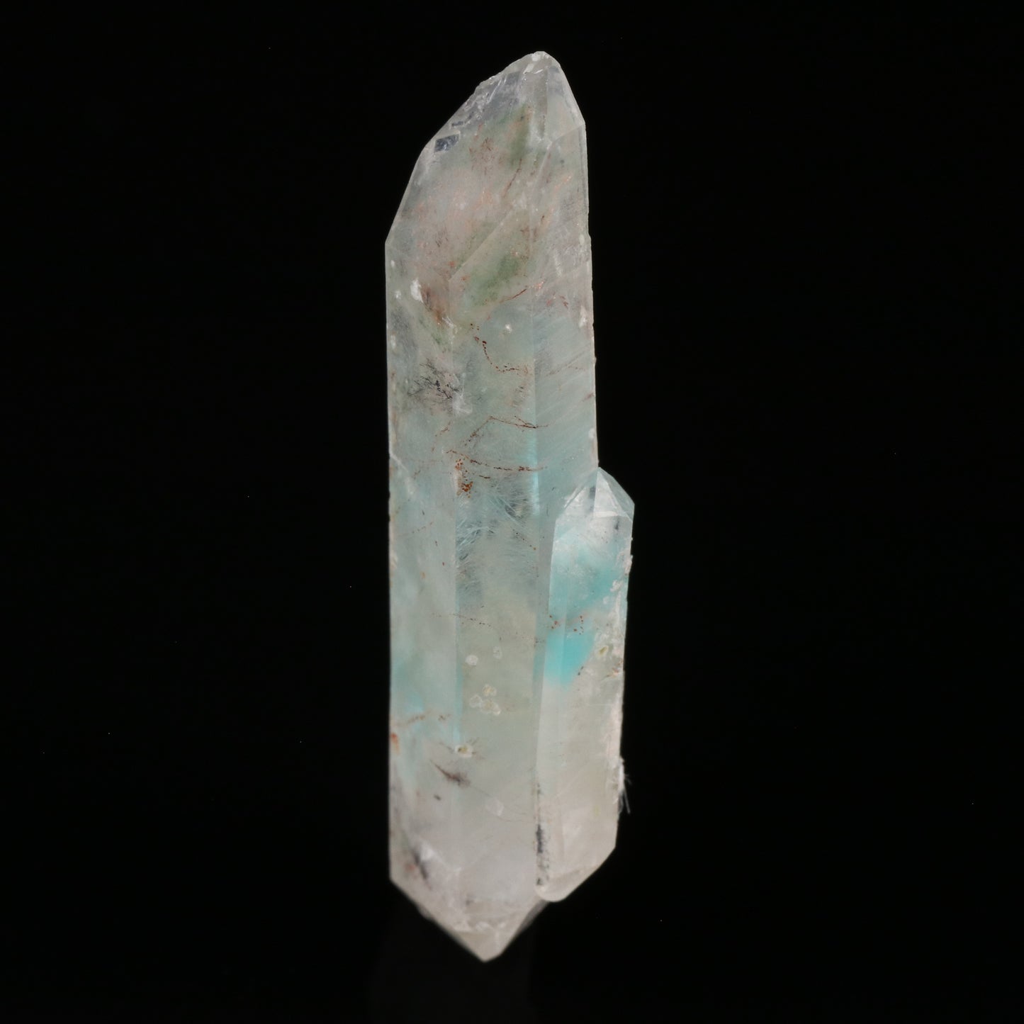 Ajoite & Native Copper in Quartz — photo 4