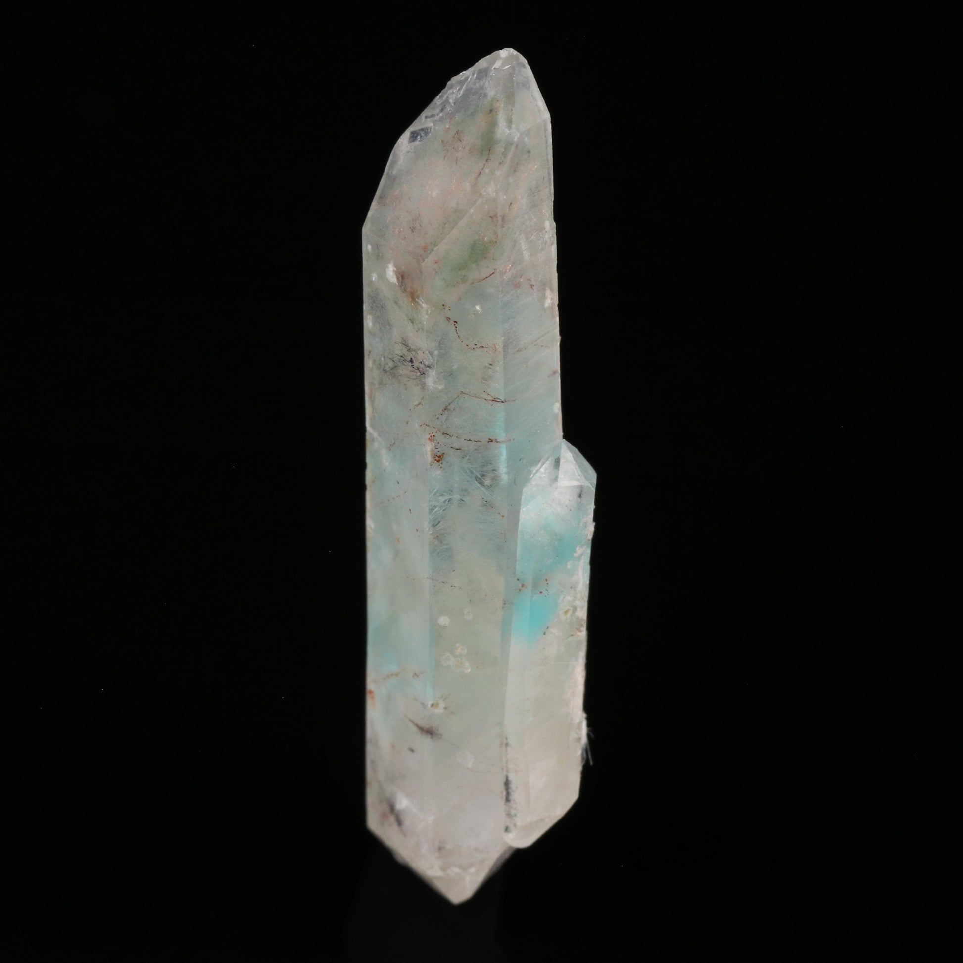 Ajoite & Native Copper in Quartz — photo 4