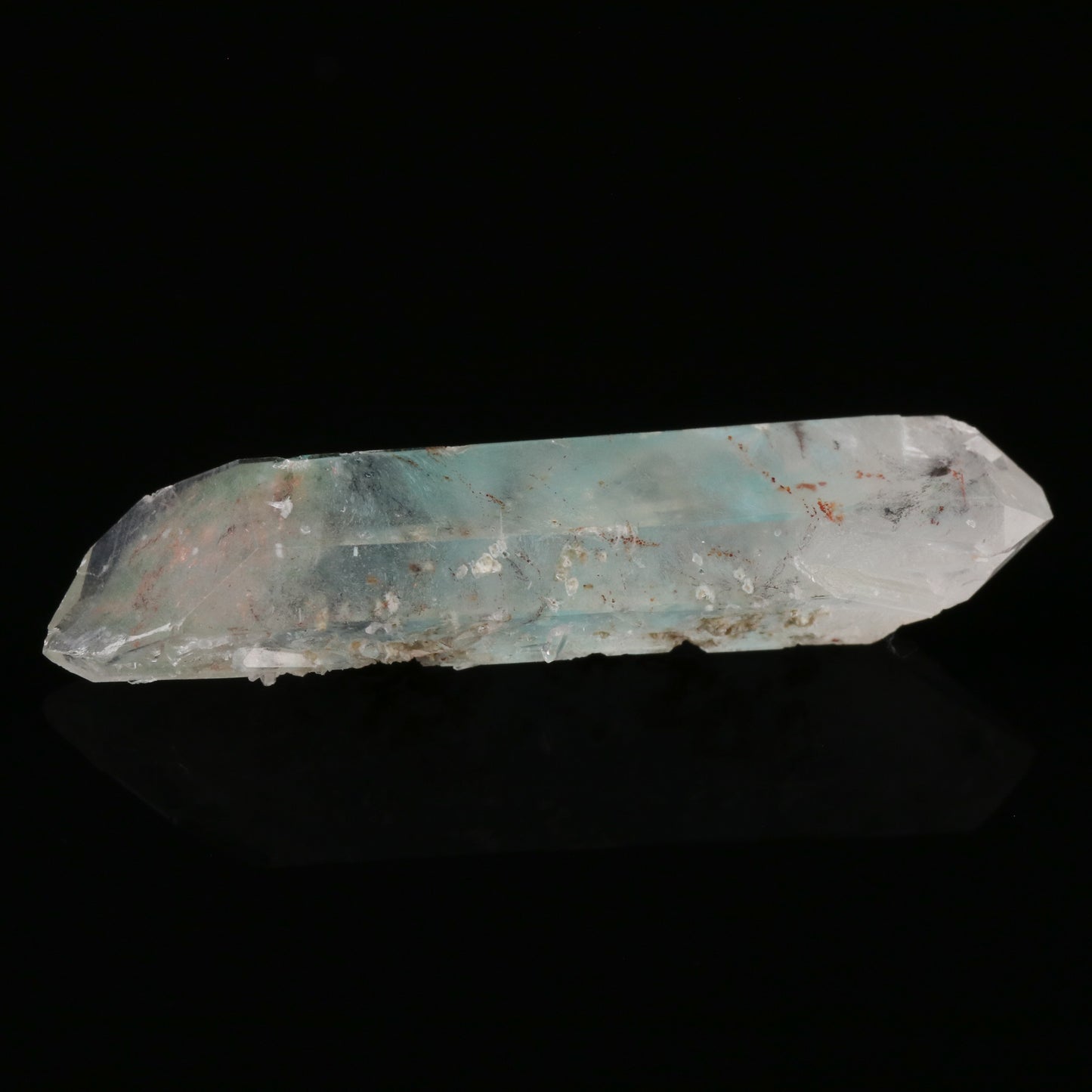 Ajoite & Native Copper in Quartz — photo 5