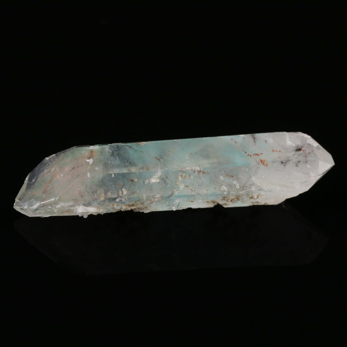 Ajoite & Native Copper in Quartz - photo 5