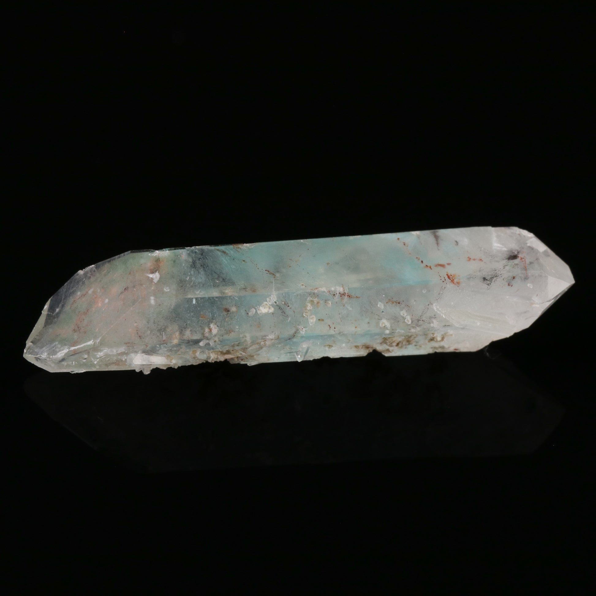 Ajoite & Native Copper in Quartz — photo 5