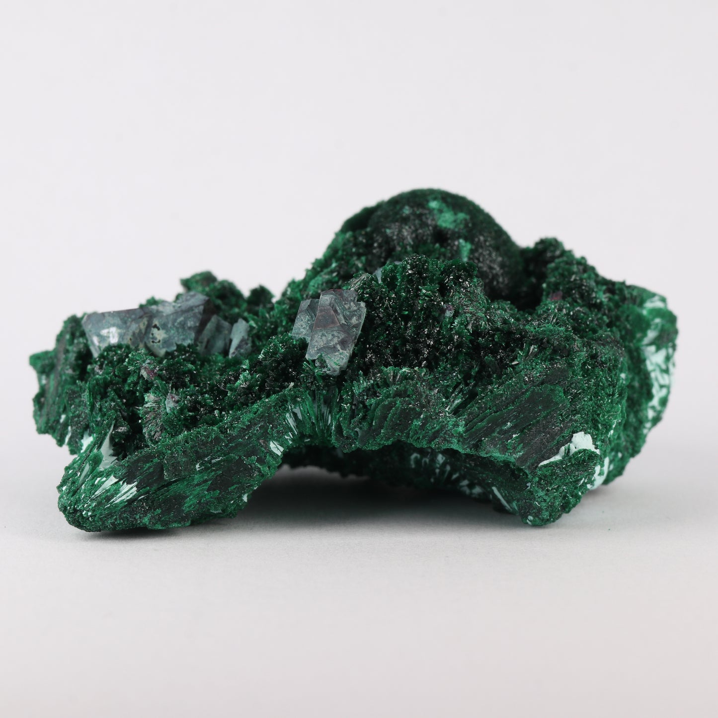 Cuprite on Malachite