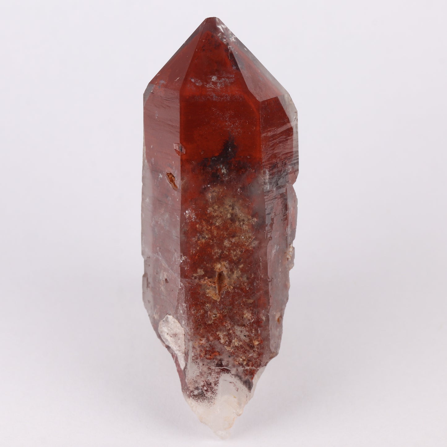 Red Hematite In Quartz