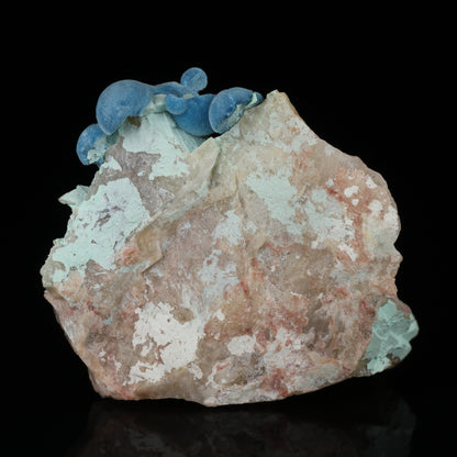 Shattuckite & Chrysocolla on Quartz