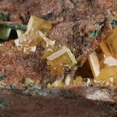 Wulfenite, Malachite(Ex the House of Gems) - photo 3
