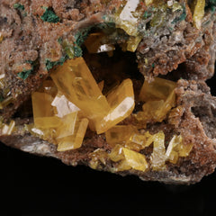 Wulfenite, Malachite(Ex the House of Gems) - photo 4