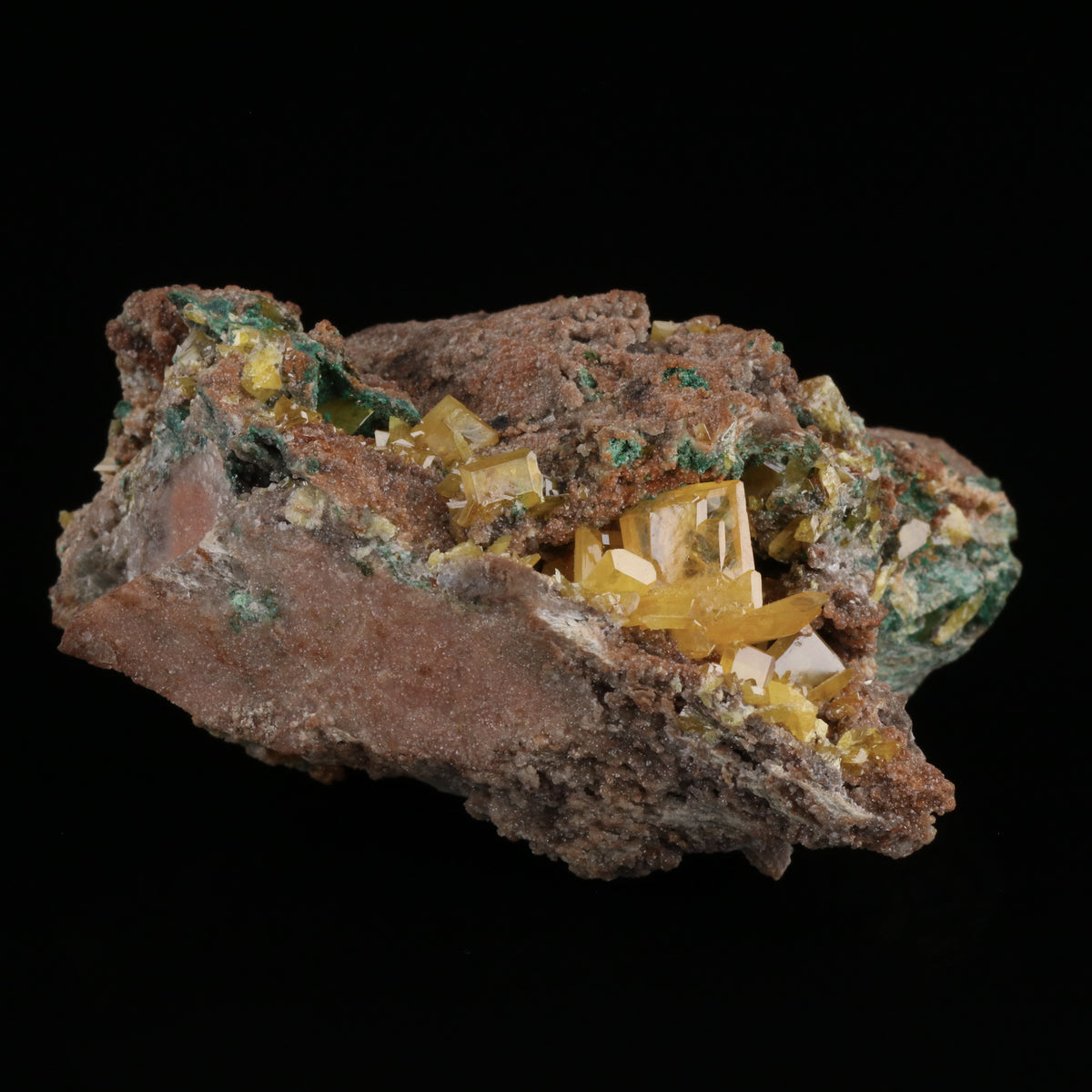 Wulfenite, Malachite(Ex the House of Gems) - photo 6